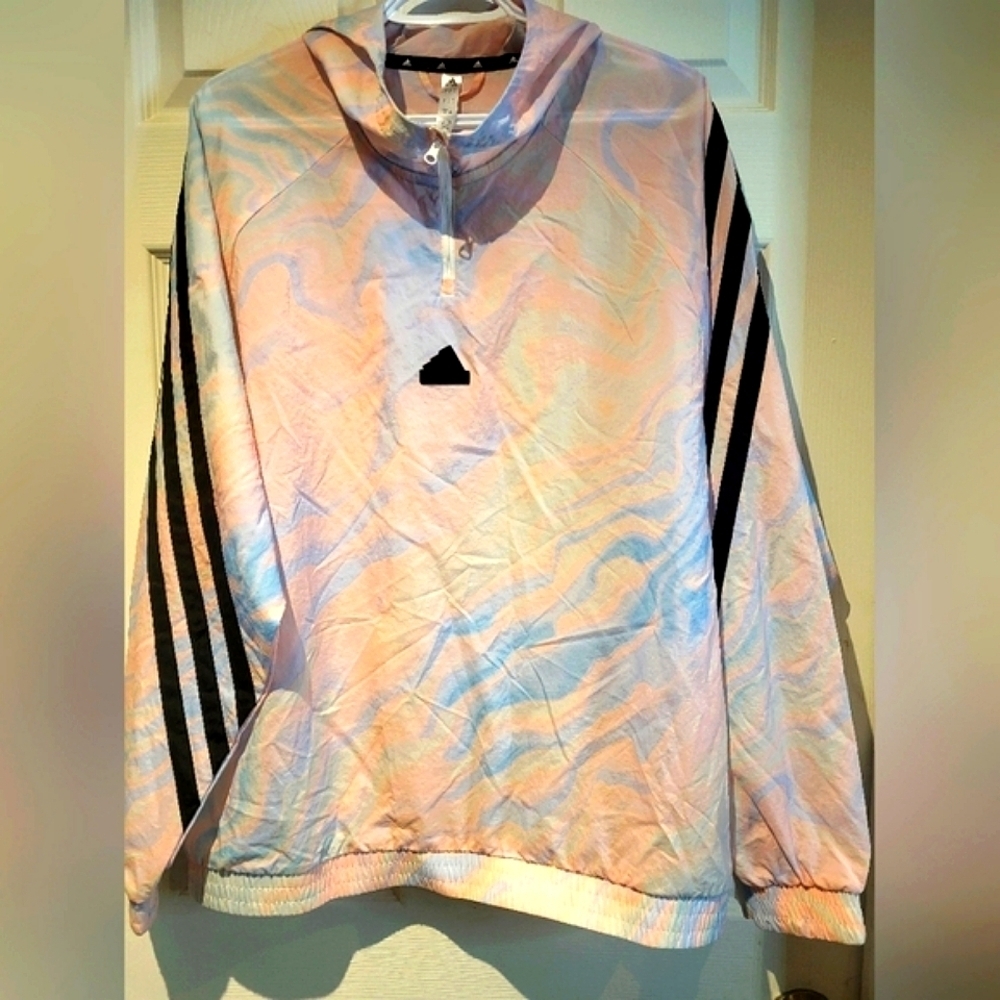 Adidas windbreaker 1/2 zip